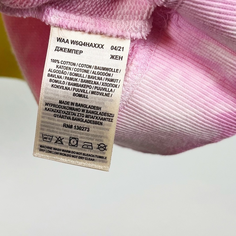 NWT Wrangler Oversized Multicolor Tie Dye Sweatshirt - Picture 6 of 6